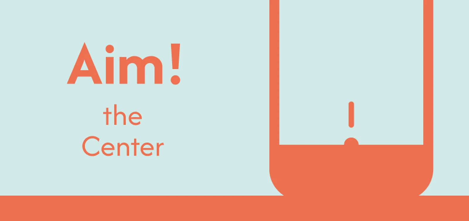 Aim! the Center 키 비주얼